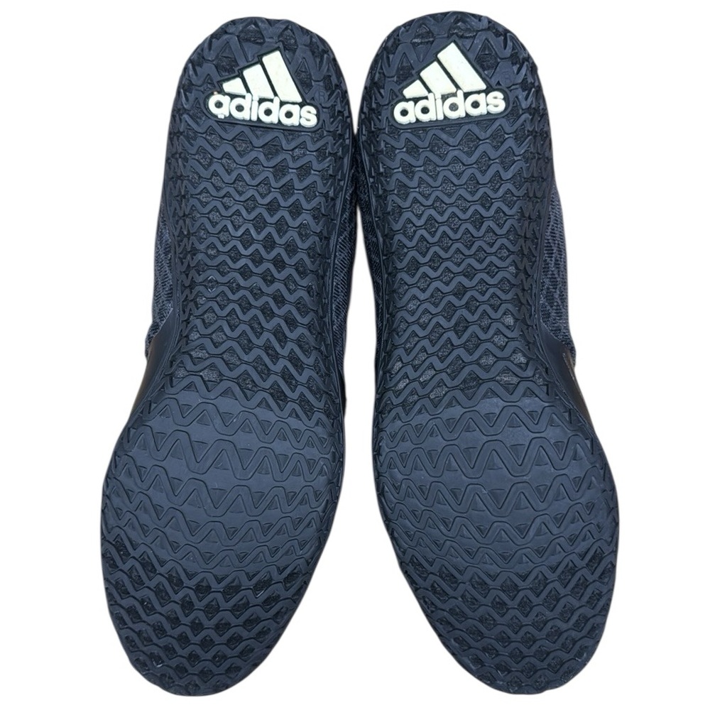 Adidas Mat Wizard 4 Black Carbon AC6971 Men's High Top Wrestling Shoes Size US 9 - Picture 12 of 13